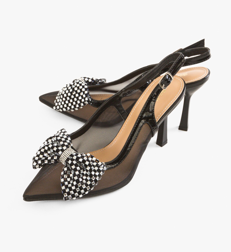 Pantofi Dama Lam cu Toc - Eleganți și Moderni - imagine 3