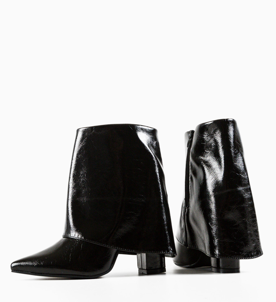 Botine Keele Negre - Eleganță și Confort - imagine 7