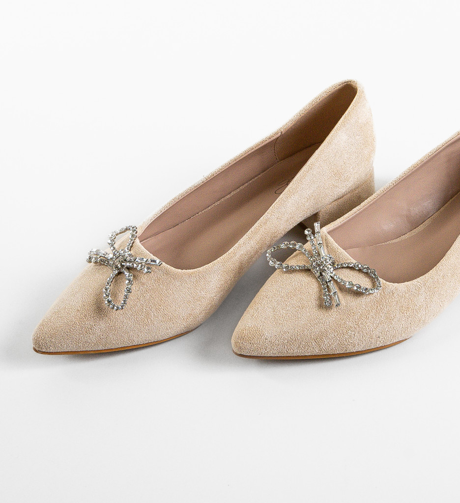 Balerini Dama Soren Bej Confort Casual - imagine 6