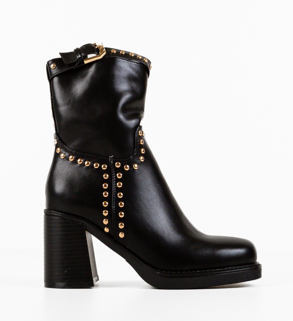 Botine Dama Jade Negre - Eleganță și Stil - imagine 5