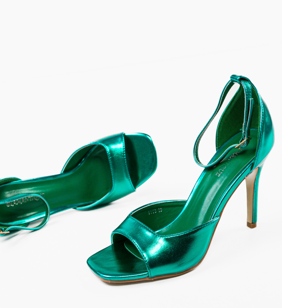 Sandale Schuchard Verzi cu Toc Elegante - imagine 8
