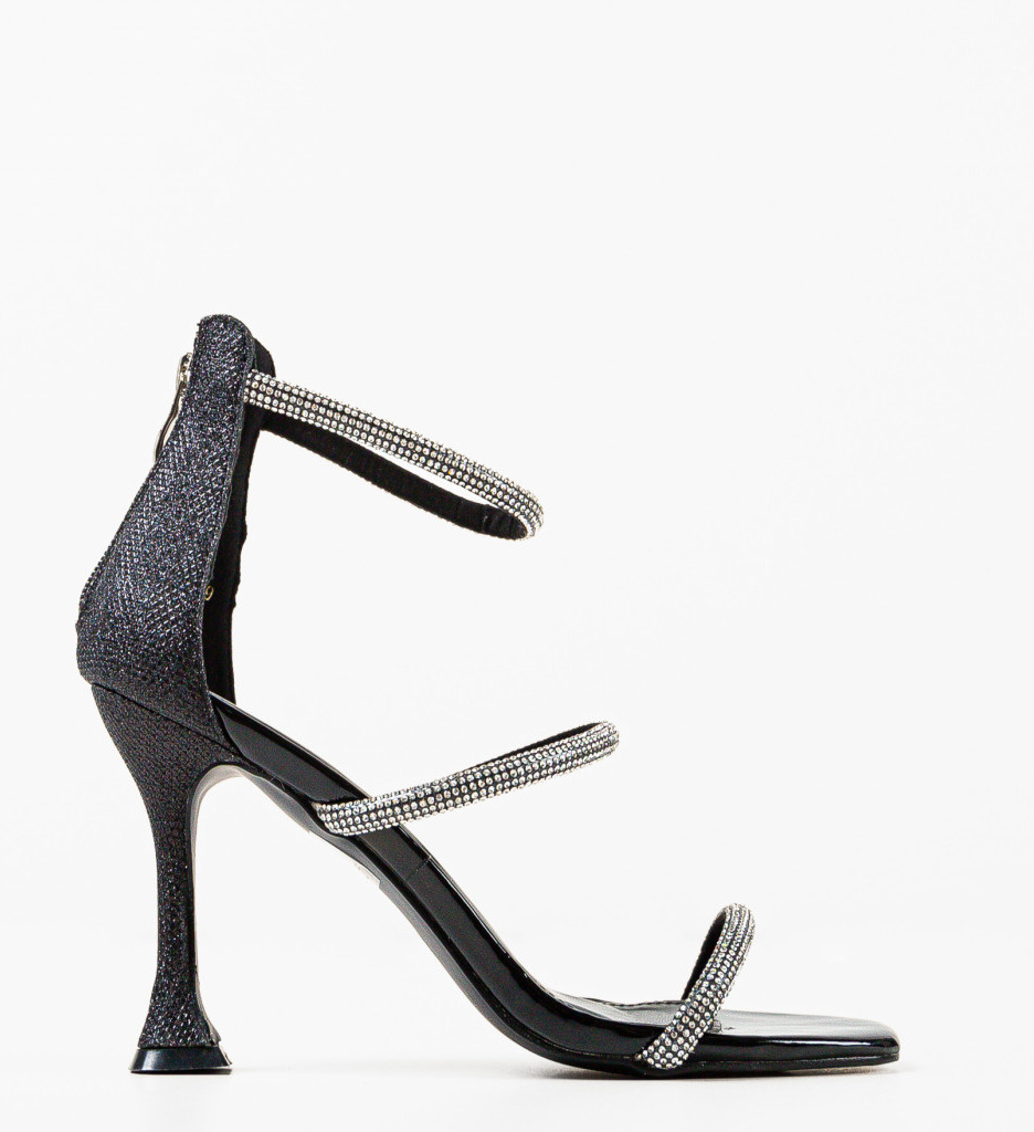 Sandale Dama Teset Negre | Stil și Rafinament - imagine 5