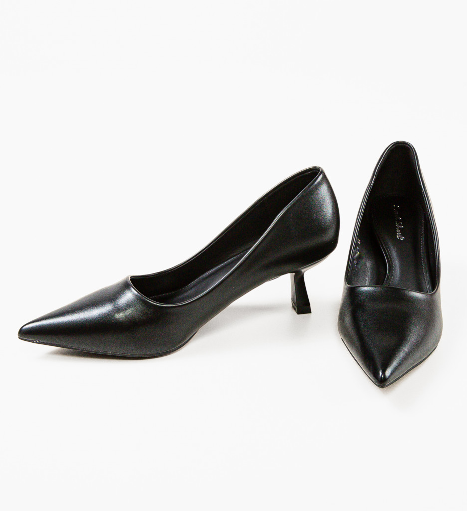 Pantofi Dama Reid Negri - Eleganță și Stil - imagine 5