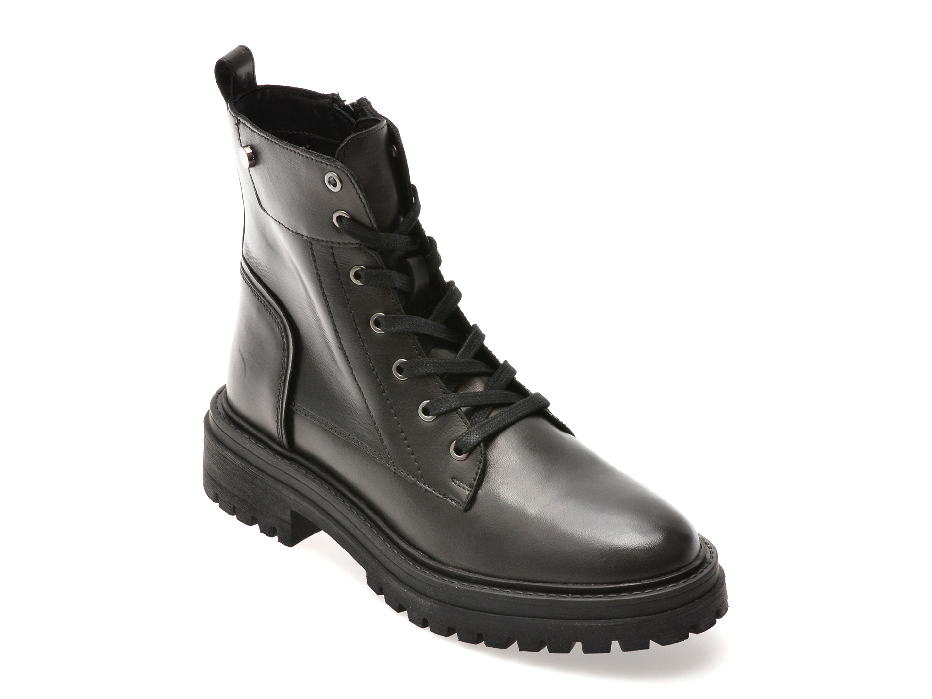 Geox Ghete Negre Piele Naturală D26HRQ