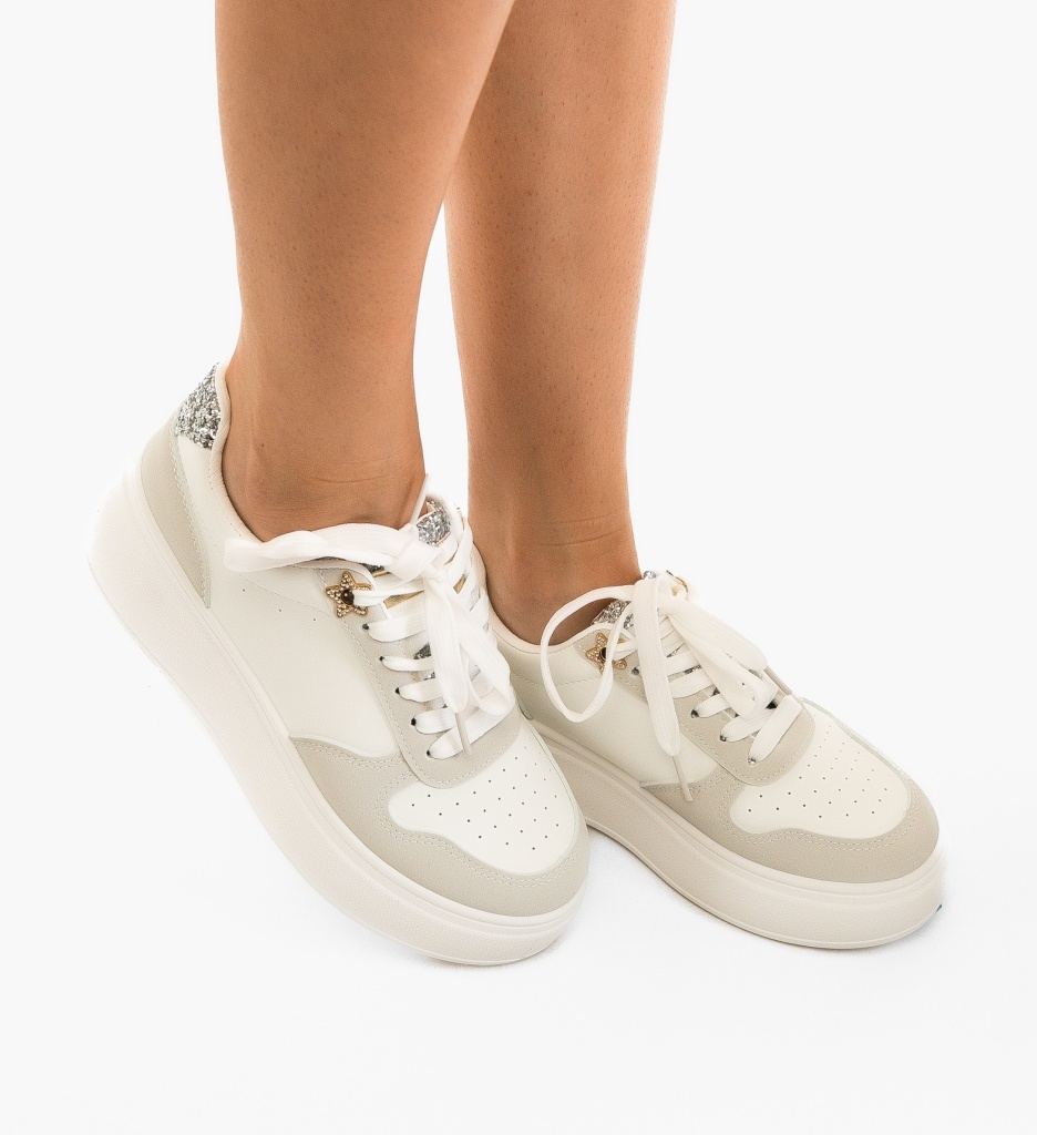 Sneakers Halima Albi Dama - Confort și Stil - imagine 2