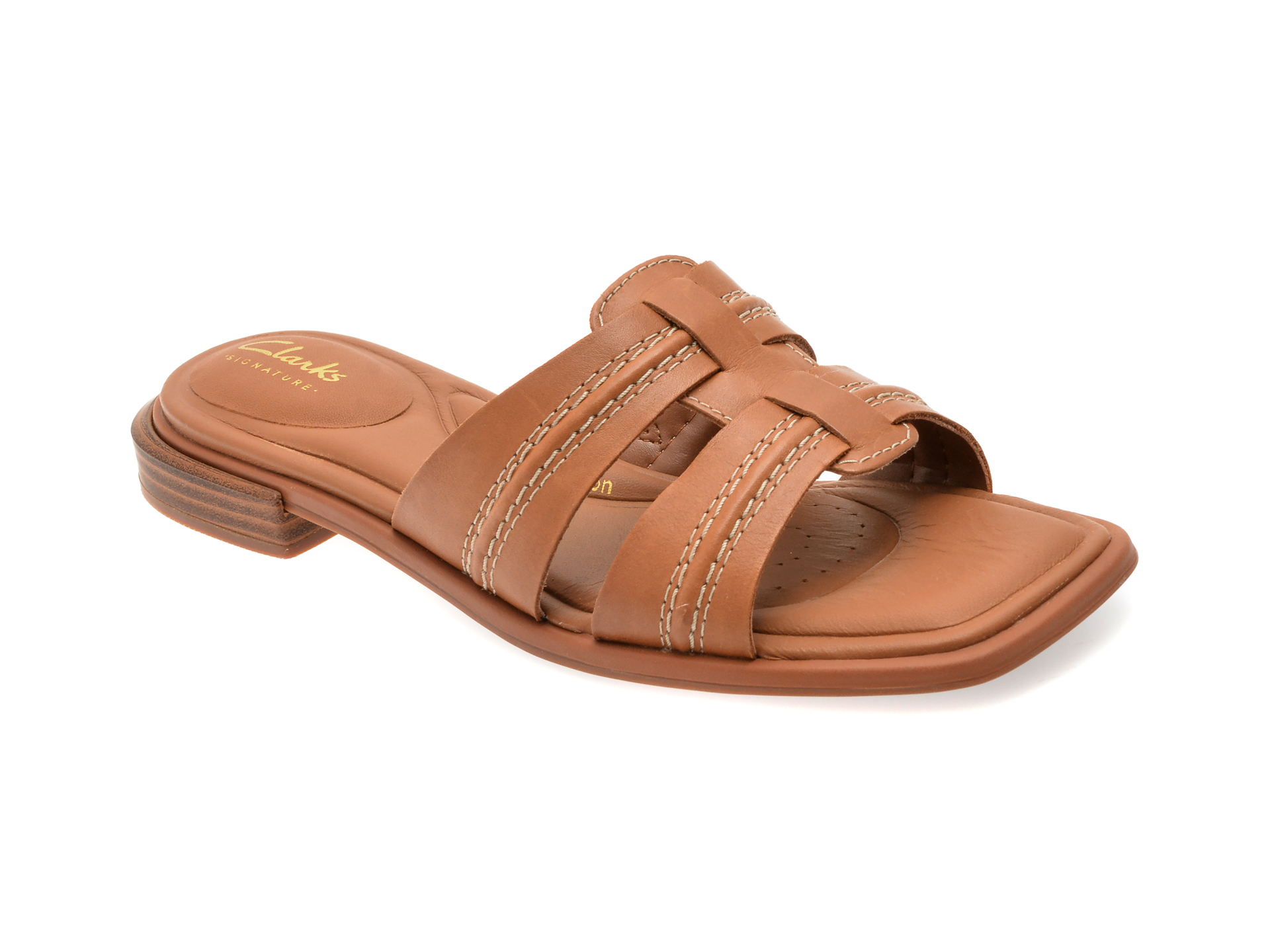 Papuci Clarks ARIANY MULE Piele Naturală
