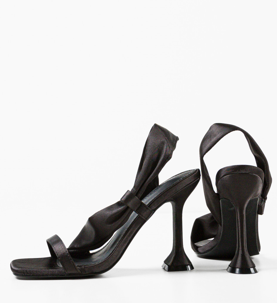 Sandale cu toc Wojciech Negre - Eleganță și Stil - imagine 8