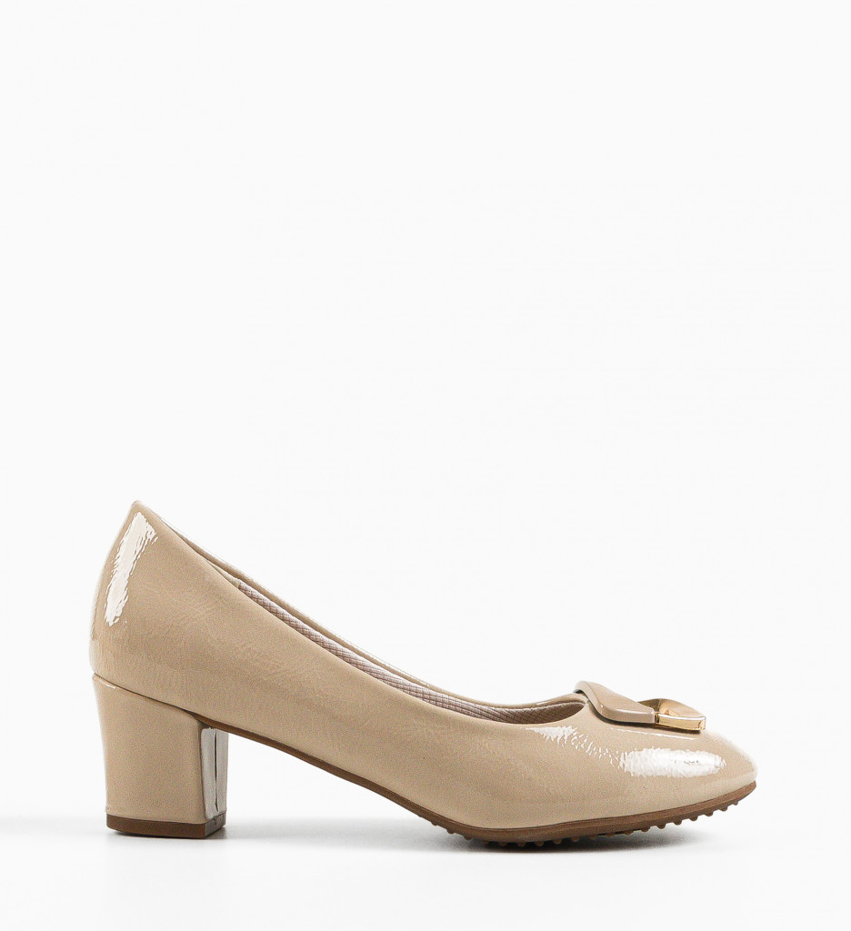 Pantofi Dama Collier Bej | Eleganță Versatilă - imagine 6