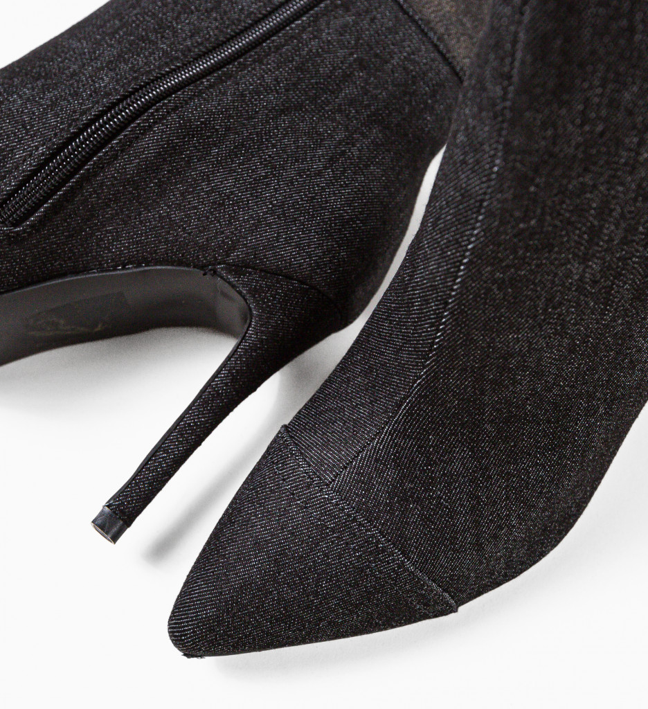 Botine Dama Nithya Negre | Design Modern - imagine 5