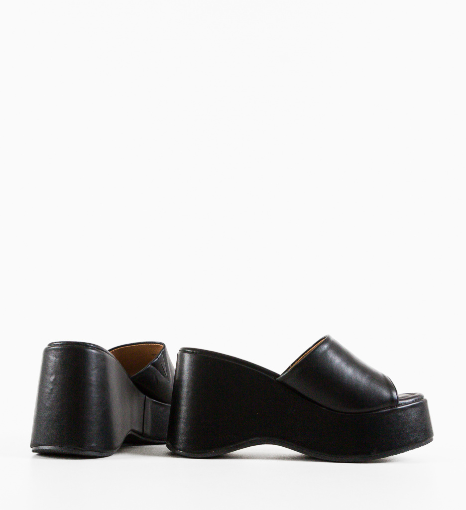 Sandale Dama Azura Negre | Eleganță și Confort - imagine 5