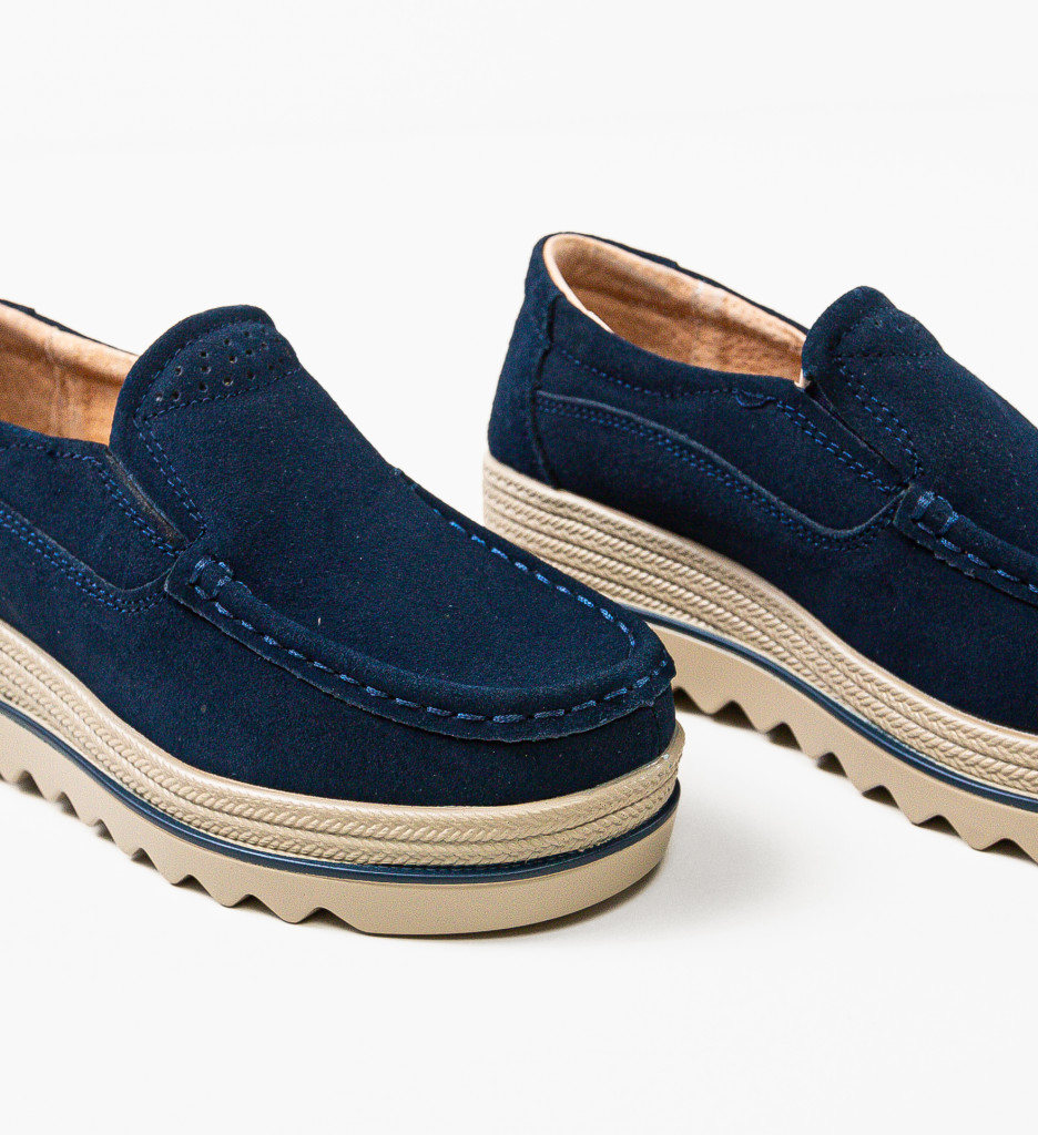 Pantofi Casual Smirno Bleumarin - Confort & Stil - imagine 6