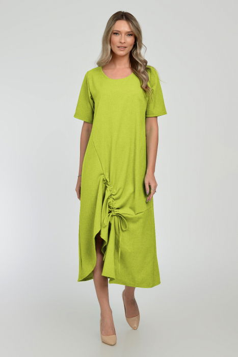 Rochie In Mercerizat Pierino, Verde Lime