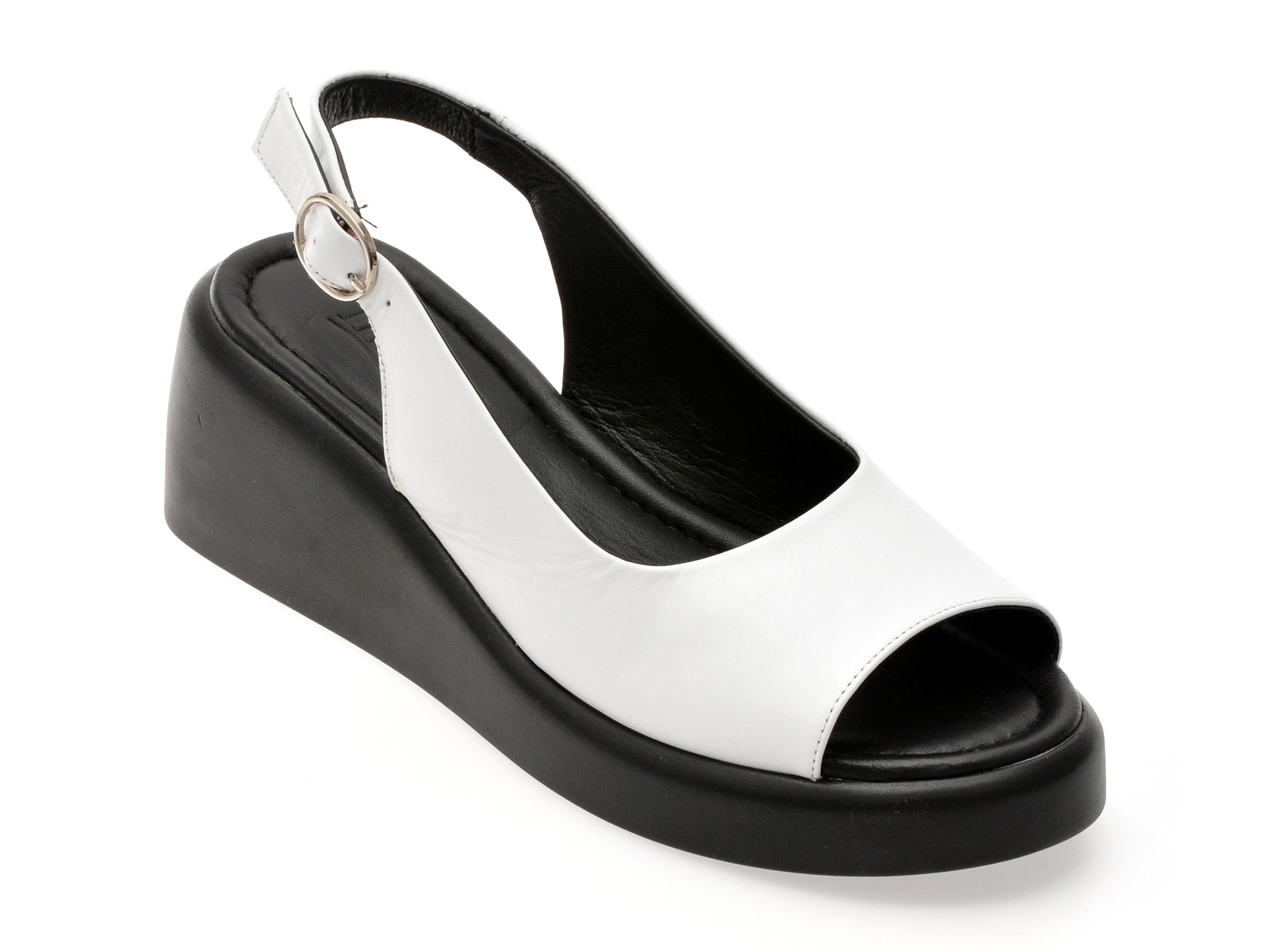 Sandale Image Piele Albă | Eleganță și Confort