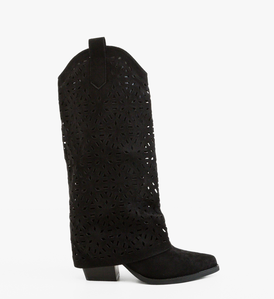 Cizme Dama Herte Negre | Eleganță și Confort - imagine 4