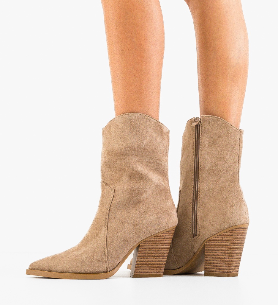 Botine Dama Vela Khaki | Stil și Confort Zilnic - imagine 2