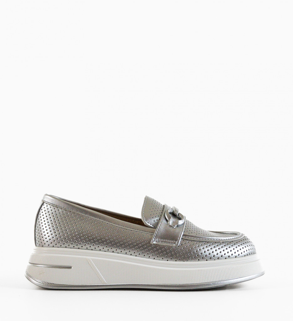 Pantofi Casual Mirrey Argintii - Stil și Confort