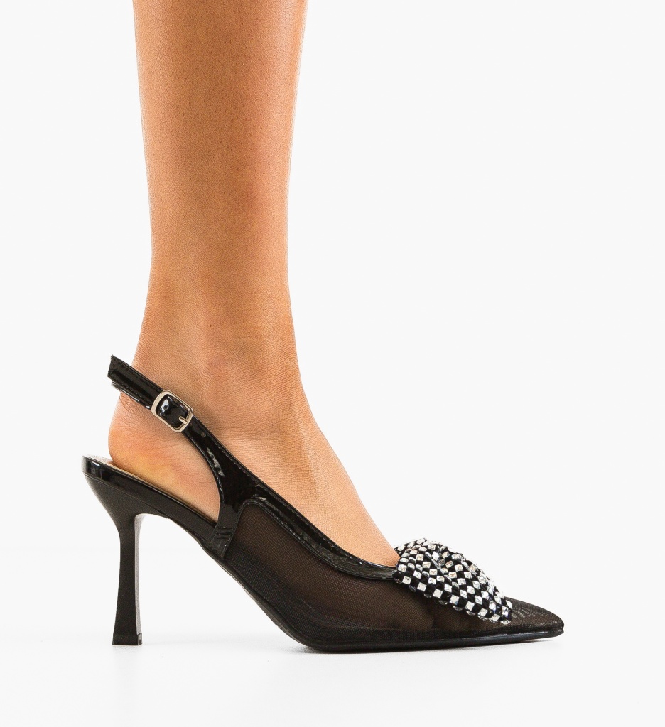 Pantofi Dama Lam cu Toc - Eleganți și Moderni - imagine 4