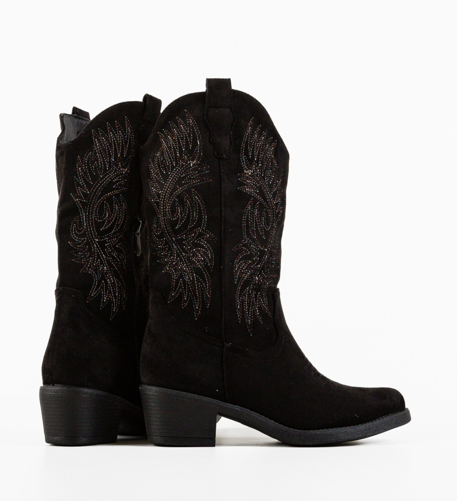 Botine Dama Letty Negre - Eleganță și Confort - imagine 5