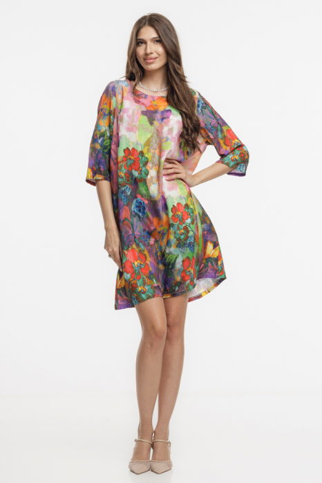 Rochie Viscose Mov Shopika | Eleganță