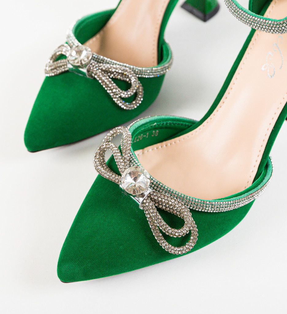 Pantofi Leila Verzi - Eleganță și Stil - imagine 8