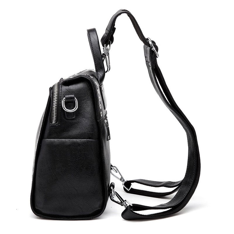 Rucsac Dama Delis Zinnia GT2551 Negru - Piele Eco - imagine 5