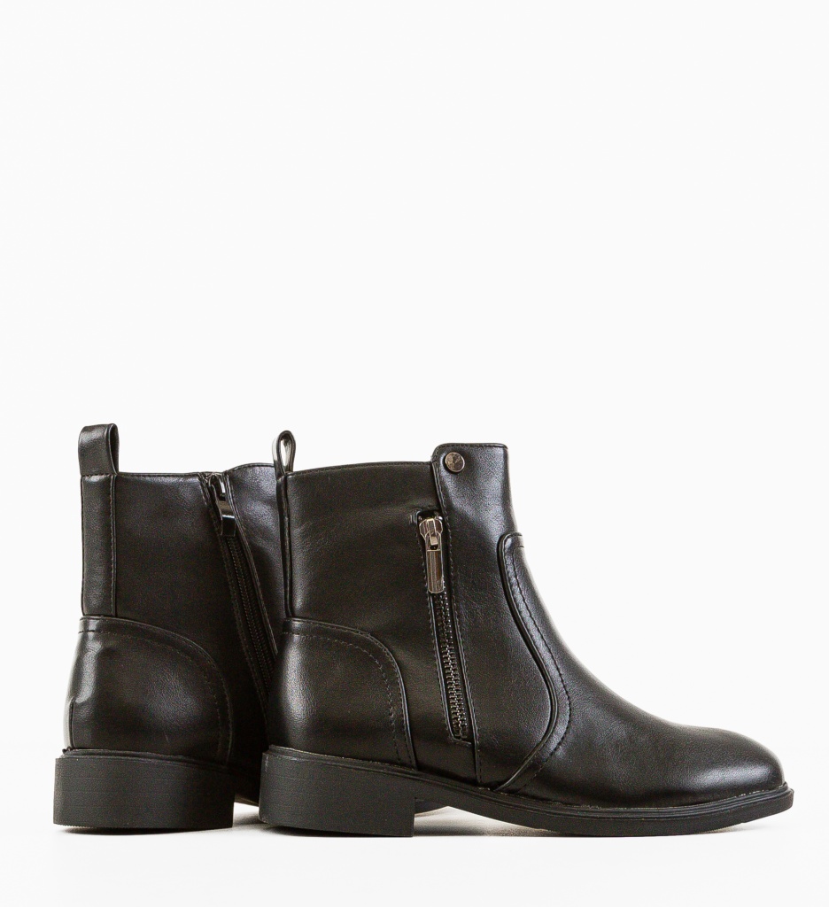 Ghete Dama Piele Negre | Stil si Confort - imagine 5