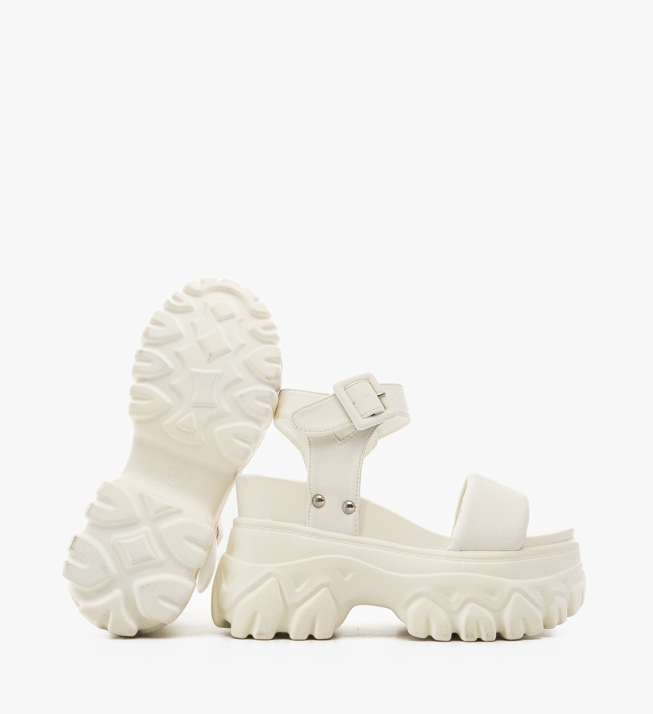 Platforme Dama Glanhe Albe | Stil si Confort - imagine 8