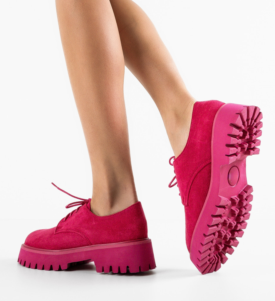 Pantofi Casual Dama Maisie Fuchsia | Stil si Confort - imagine 4