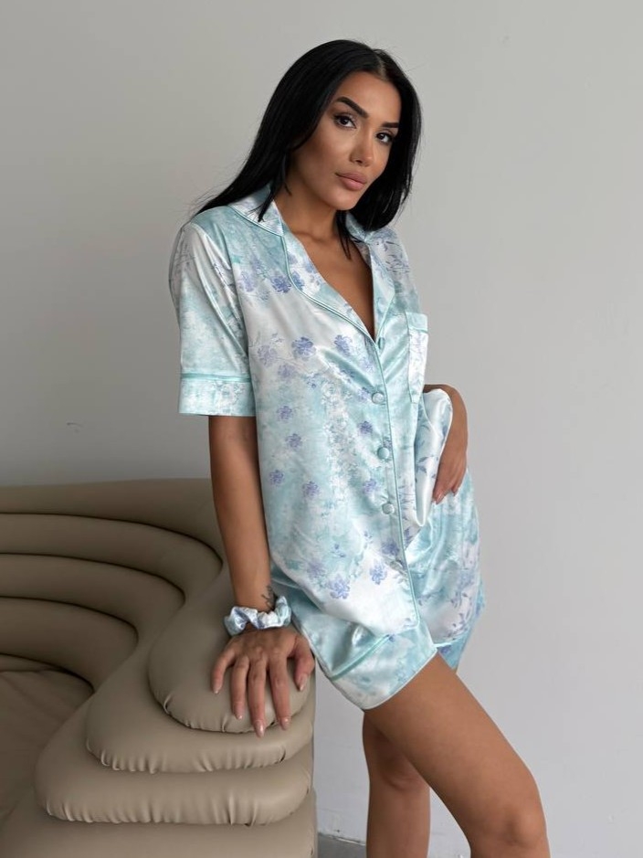 Set Pijama Dama 2 Piese Delis Fresh Mint