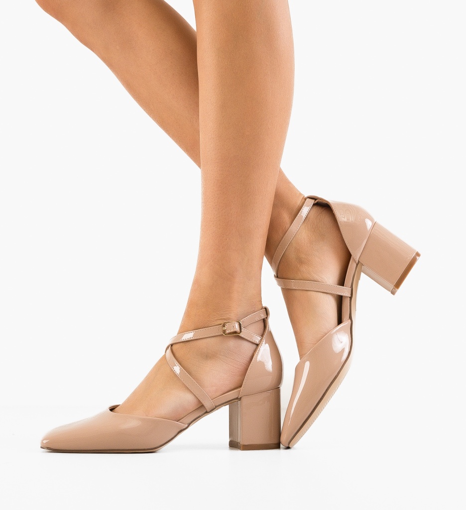 Pantofi Dama Zawadi Nude - Eleganță și Stil - imagine 2