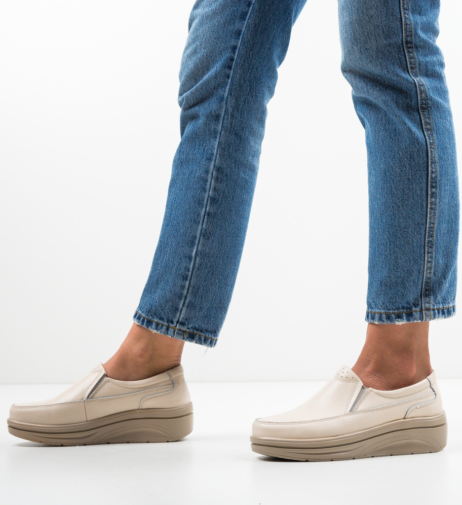 Pantofi Casual Rankin Bej - Confort și Eleganță - imagine 2