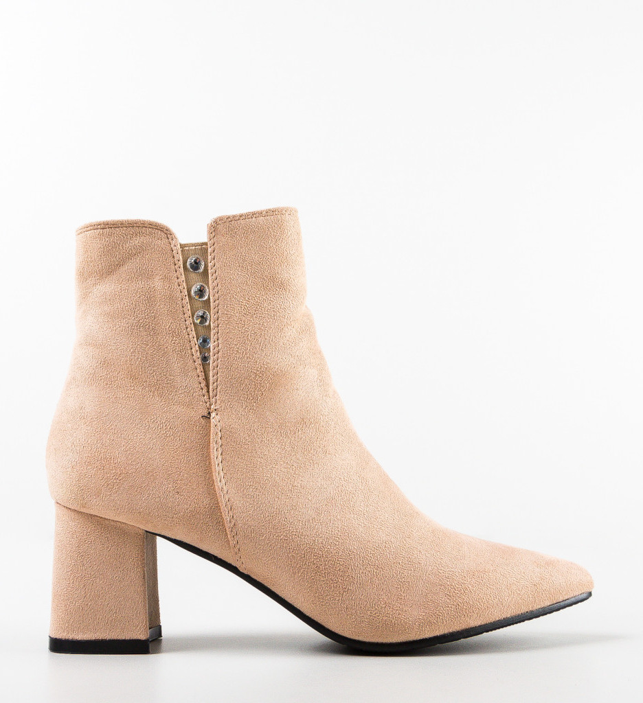Botine Dama Rezaq Bej - Eleganță și Confort - imagine 5