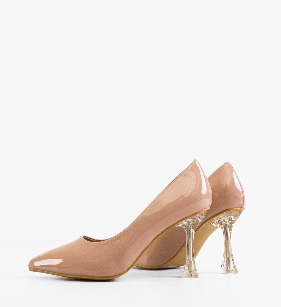 Pantofi Stiletto Nude Eleganți - Stil Refined - imagine 5