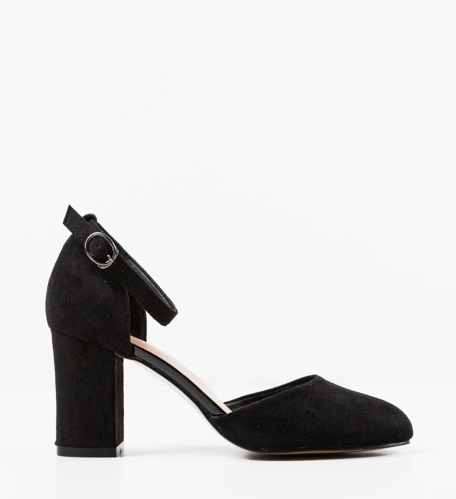 Pantofi Uneraya Negri cu Toc - Eleganță Asigurată - imagine 5