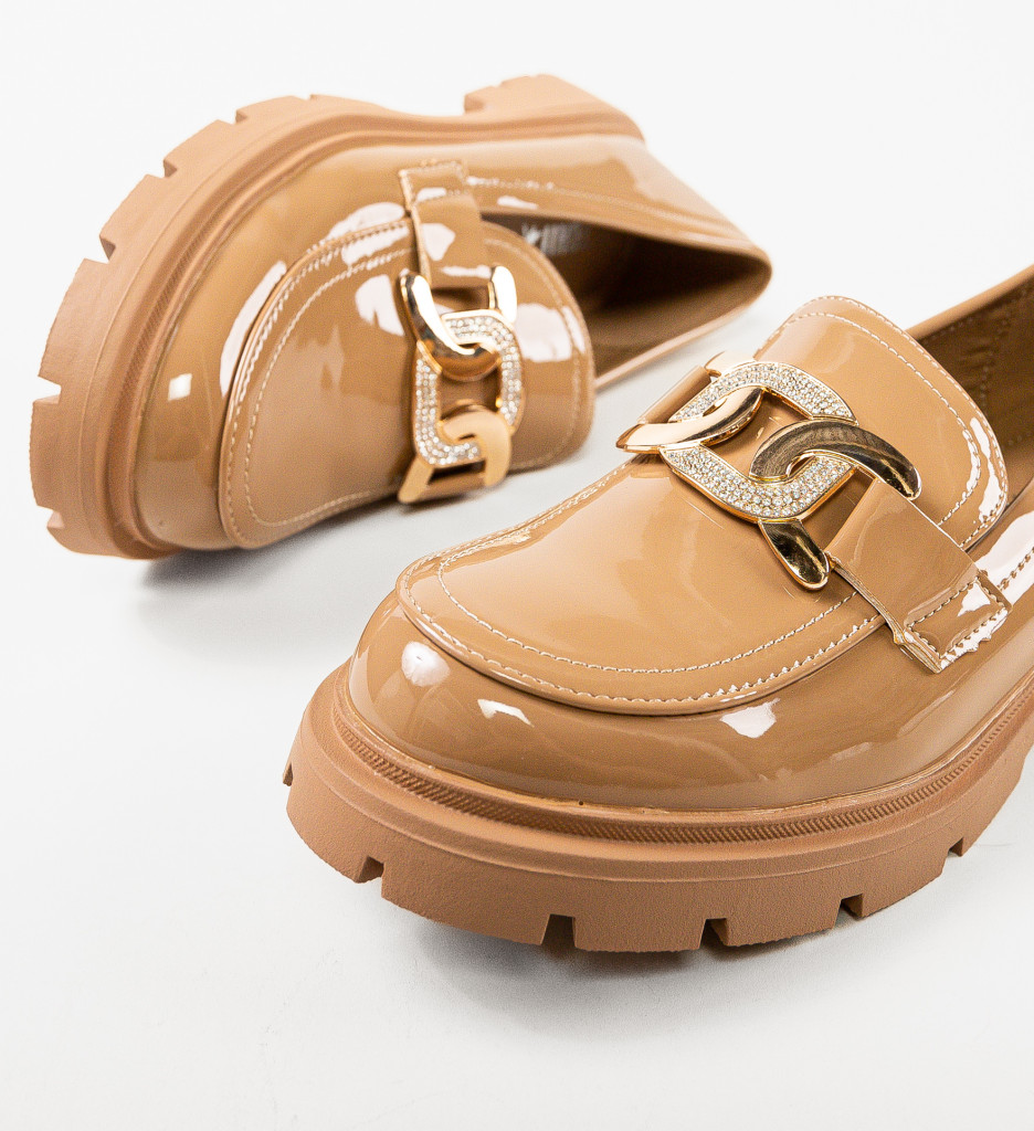 Pantofi Casual Dama Lavutko Bej - Confort și Stil - imagine 7