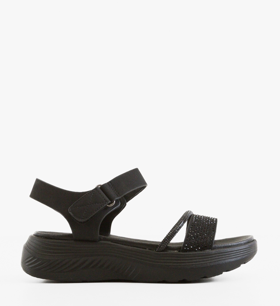 Sandale Dama Preton Negre Elegante - imagine 6
