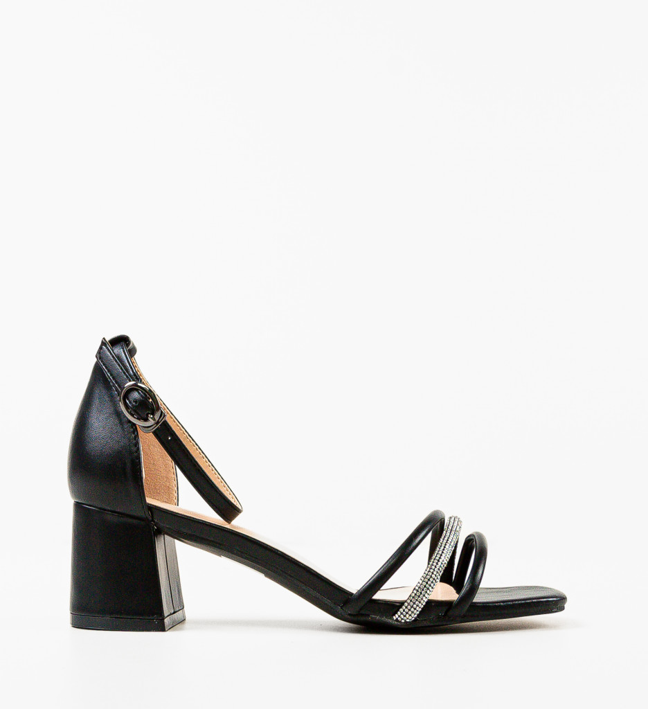 Sandale Apollo Negre | Eleganță și Confort - imagine 4