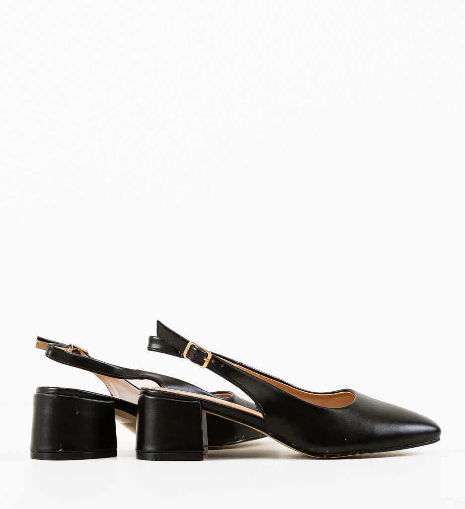 Kheian Pantofi Negri cu Toc - Eleganță Asigurată - imagine 4