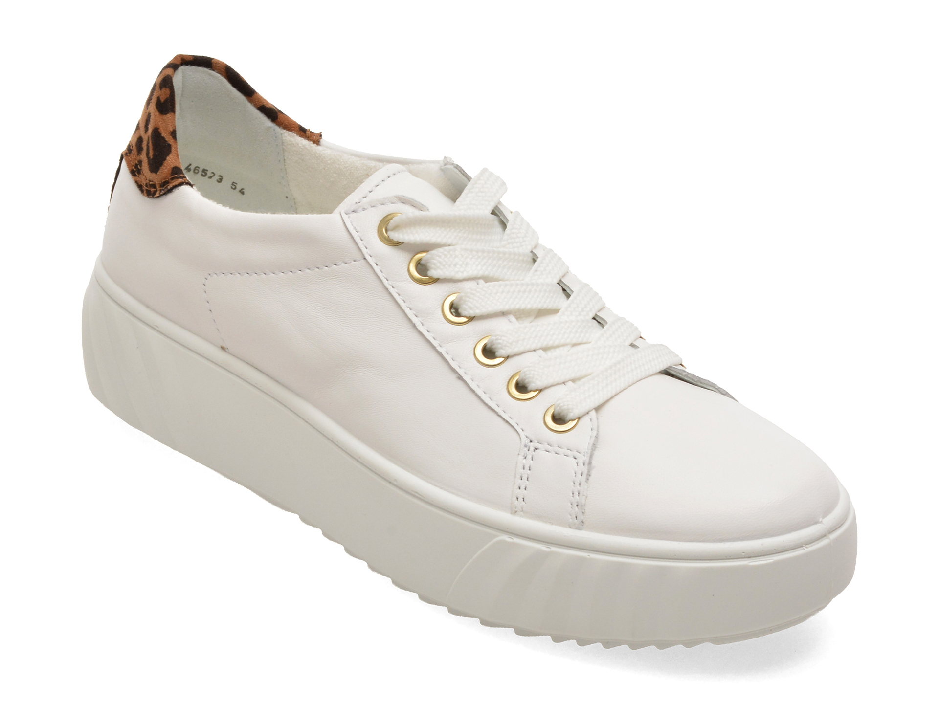 Pantofi Sport Ara Albi din Piele Naturală