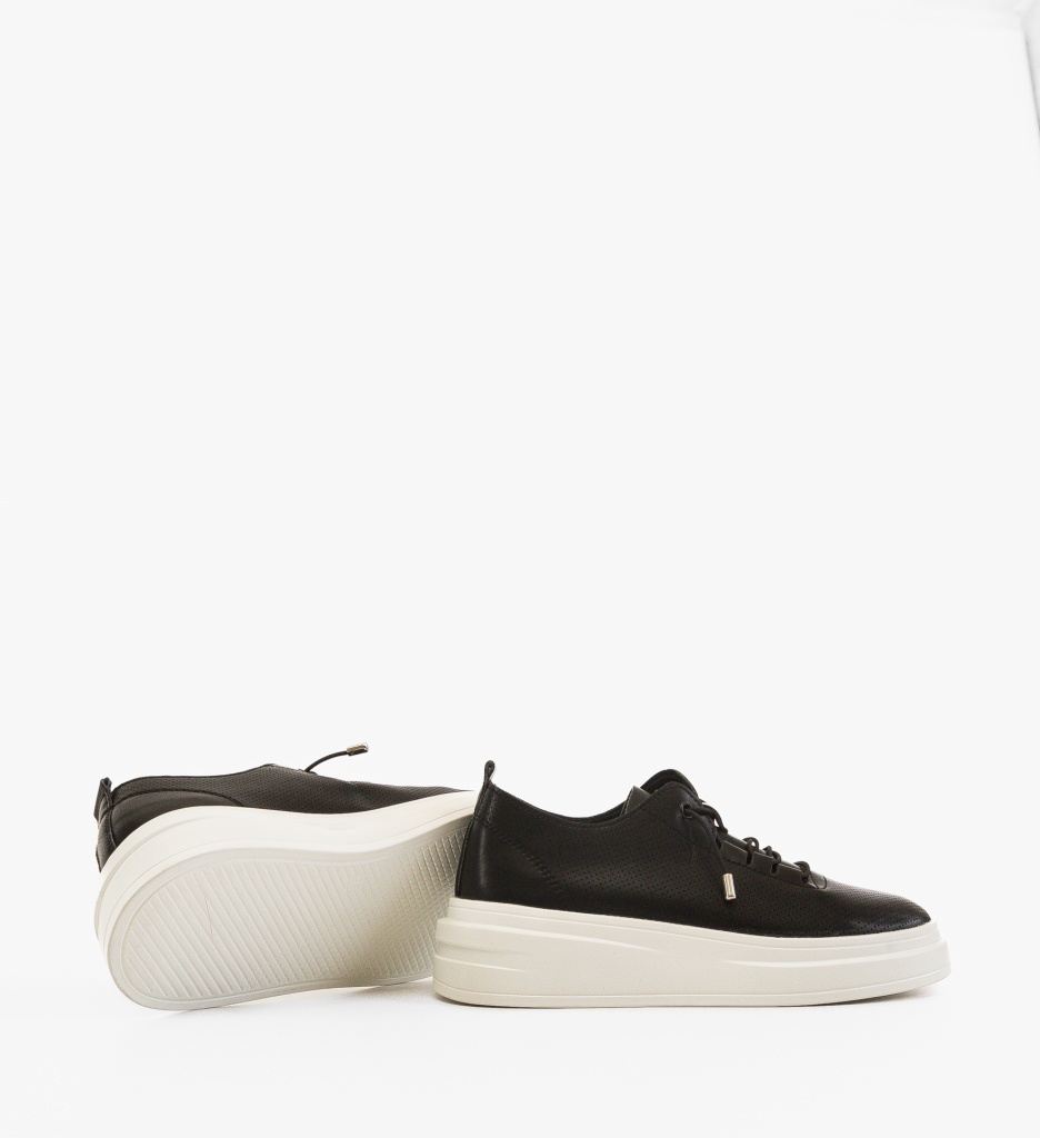 Sneakers Dama Myele Negri - Confort și Stil - imagine 4