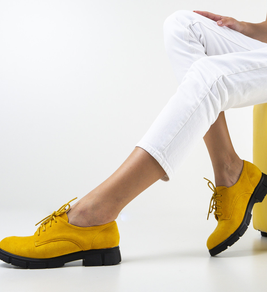 Pantofi Casual Tobi Galbeni - Stil și Confort