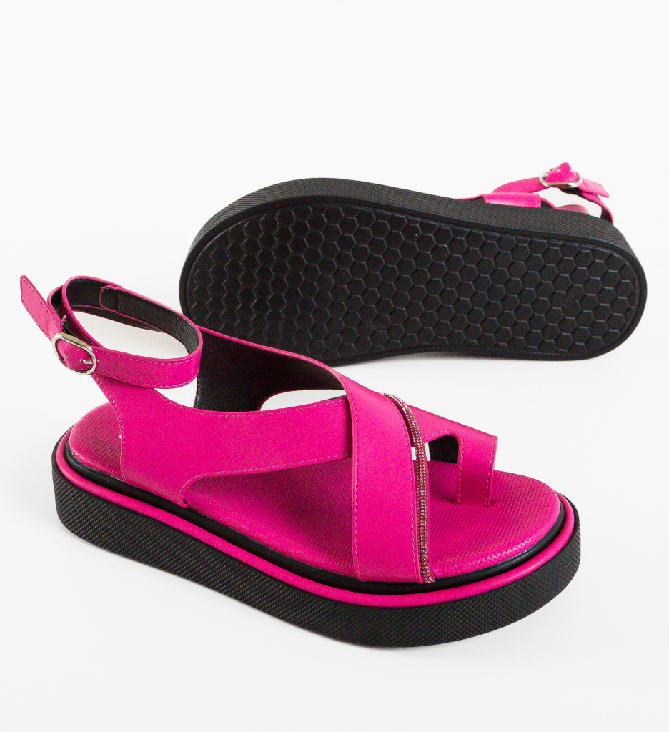 Sandale Selura Fuchsia - Eleganță și Confort - imagine 6