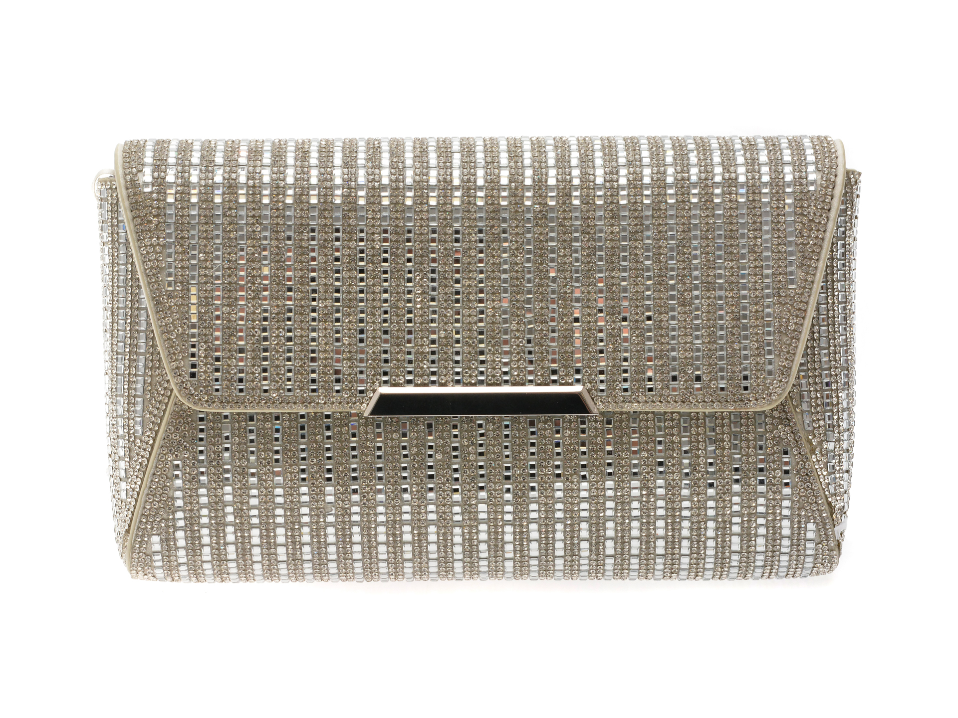 Geanta ALDO RANIA argintie piele ecologică elegantă