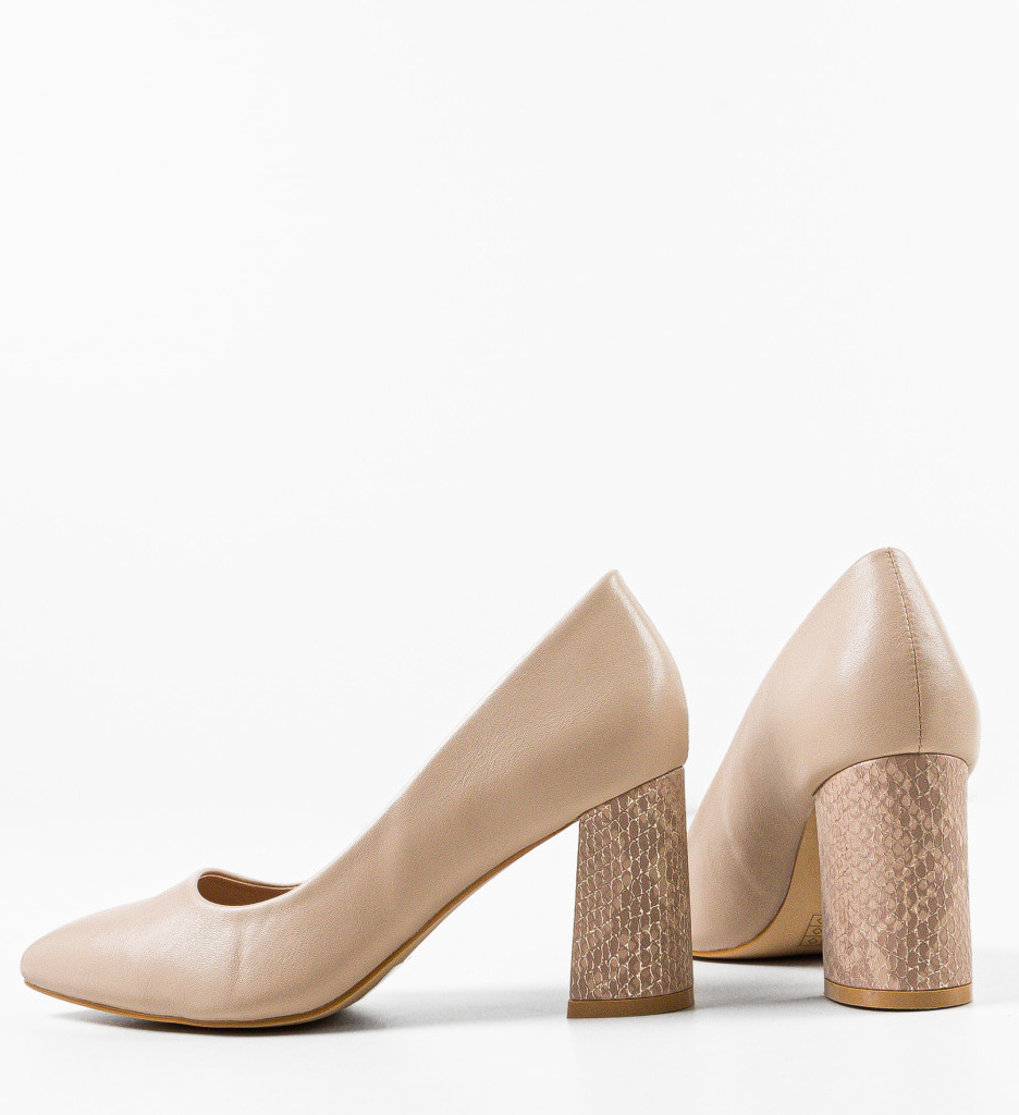 Pantofi Tuka Nude - Eleganță și confort - imagine 6