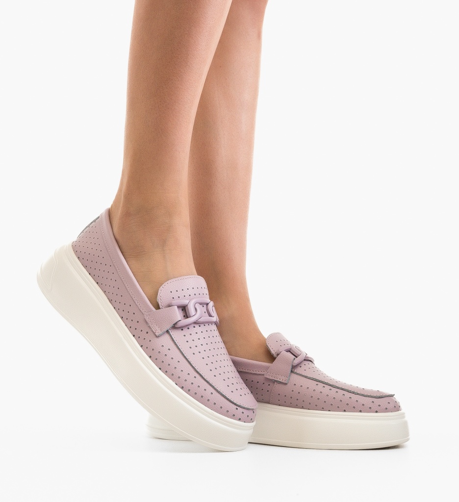 Pantofi Casual Lezzer Mov - Confort și Stil