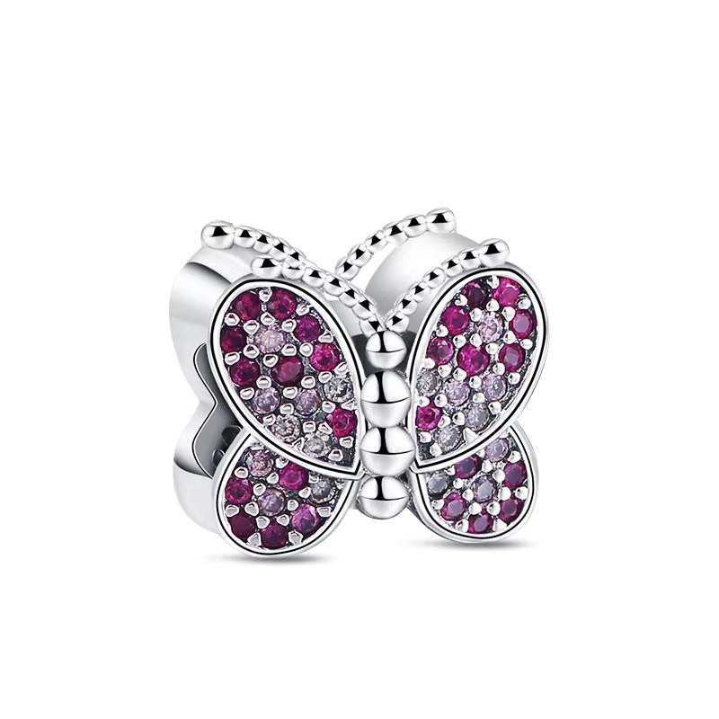Charm fluture argint 925 cu zirconiu, Amanda JW1173