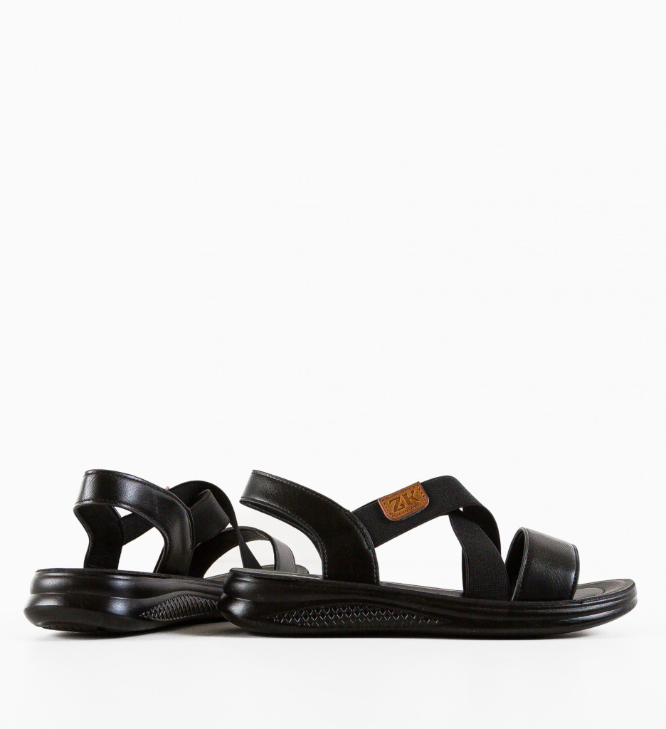 Sandale Dama Armida Negre Elegante - imagine 4