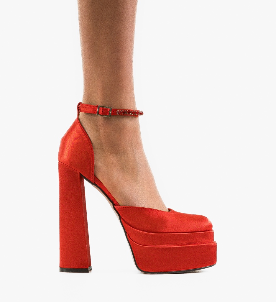 Pantofi dama Rahim rosii - eleganta si stil - imagine 6