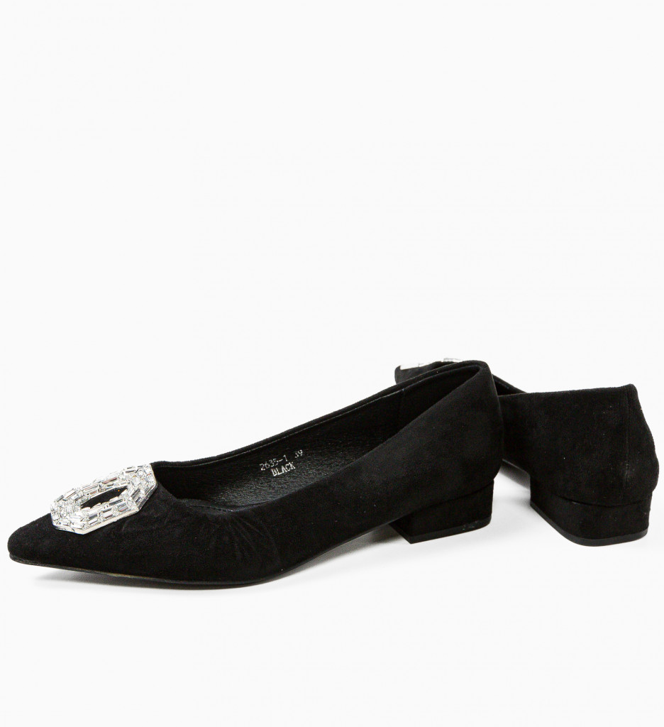 Pantofi Dama Bendo Negri cu Toc - Eleganți - imagine 12