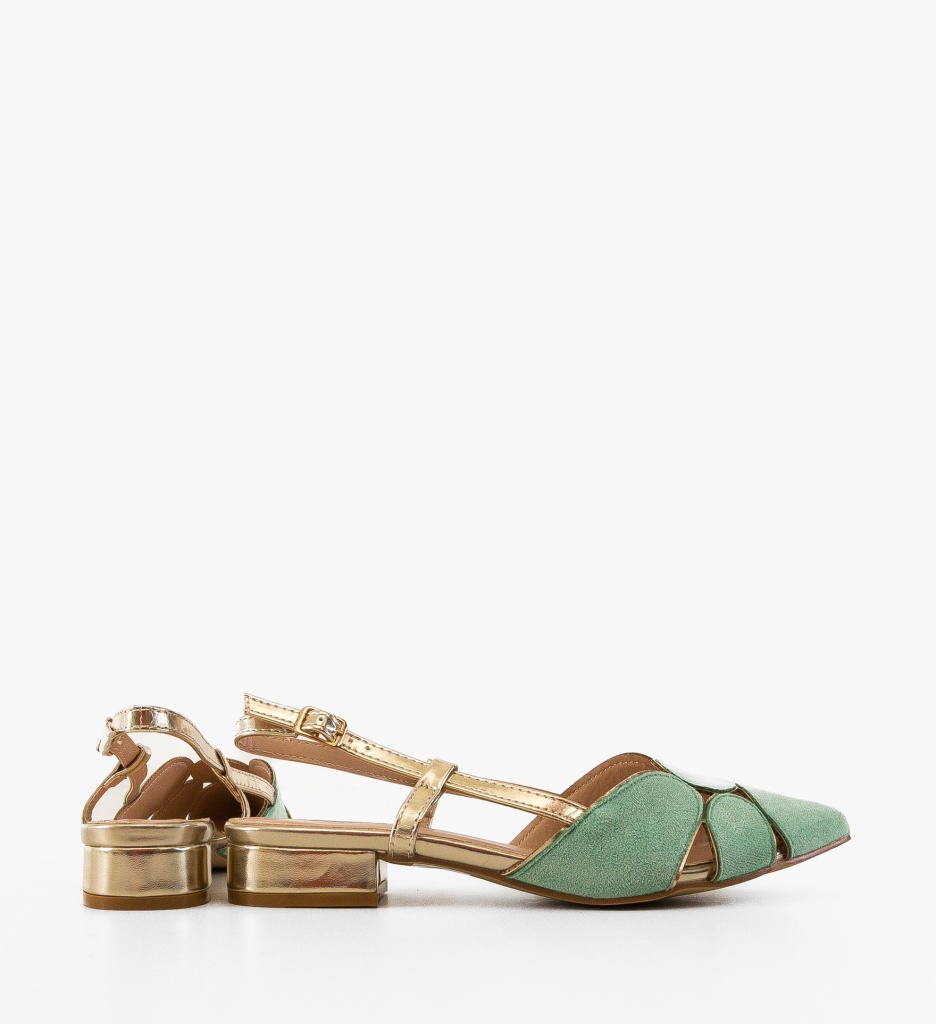 Pantofi Dama Xquenda Verzi Eleganți - imagine 6